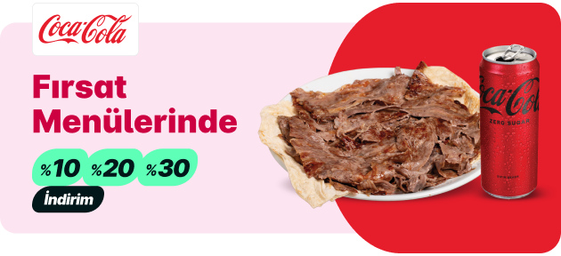 Coca-Cola Fırsat Menüleri'nde indirim!
